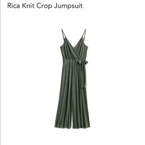 Kaileigh Rica Knit Crop Jumpsuit
